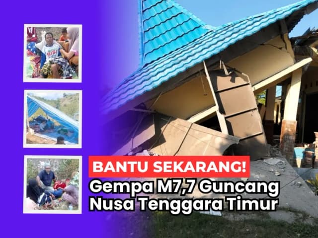 Darurat Gempa NTT Ribuan Mengungsi